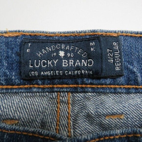 Lucky Brand Sienna Tomboy Jeans Women's Size 4 Medium Wash Blue Denim 27X32 - Picture 4 of 13